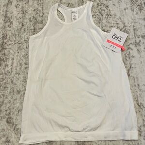 Athleta Girl Power Up Tank White NWT Size Girls XL 14